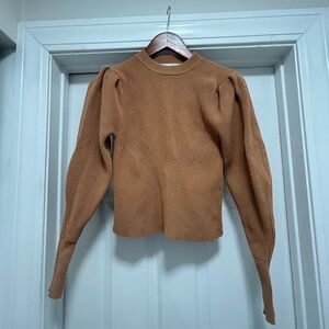Zara Camel Knit Top